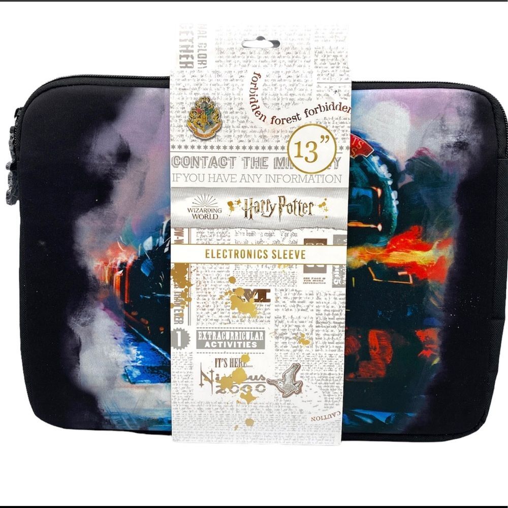 Harry Potter Hogwarts Express 13" Laptop/Tablet Zip Sleeve Case Platform 9 ¾